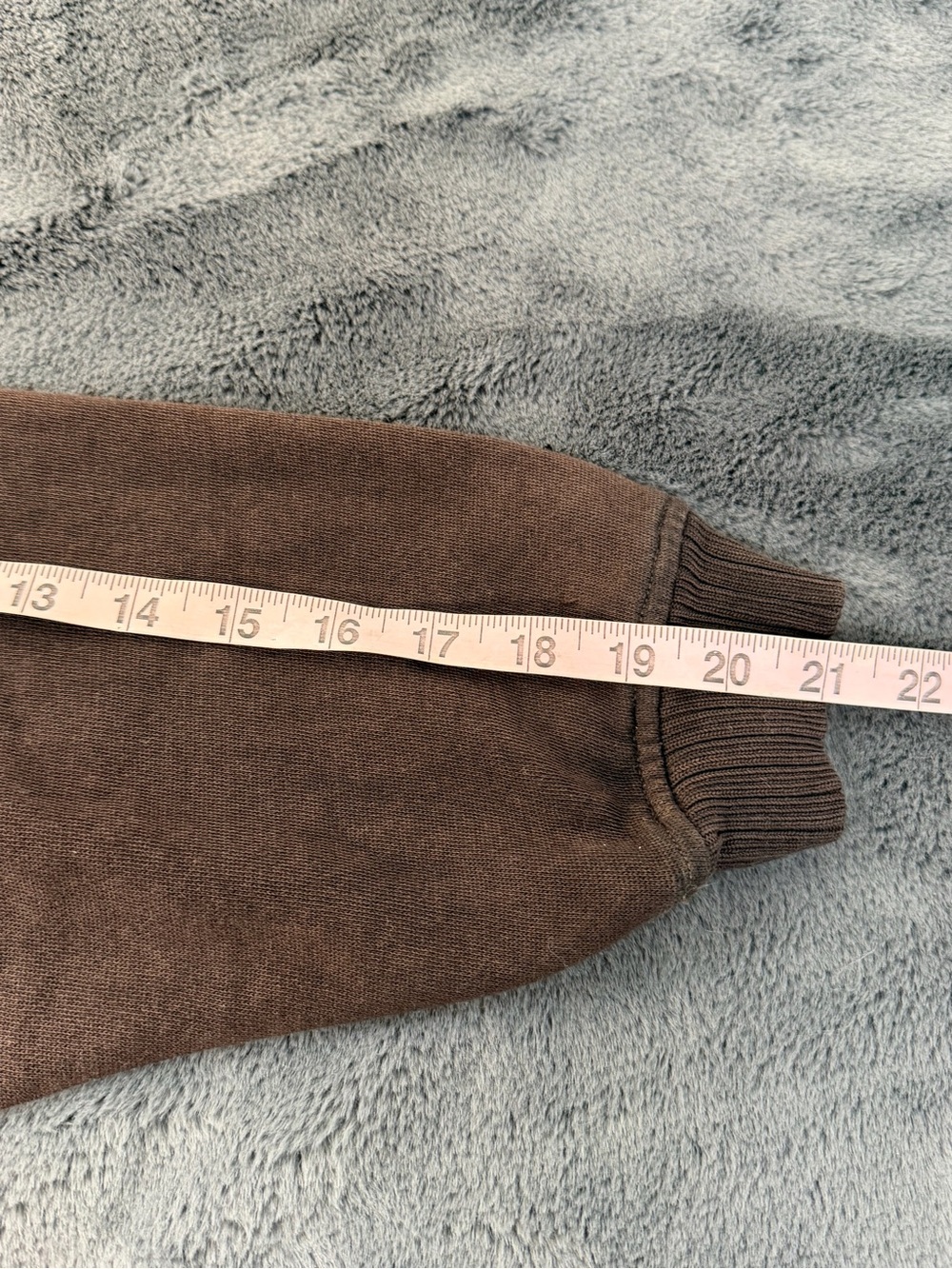 Aerie Women’s S/P Brown Oversized Snap Neck Pullover Sweatshirt Fleece Lined - Picture 9 of 10